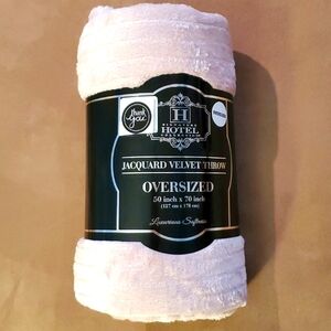 Hotel Collection Jacquard Velvet Throw